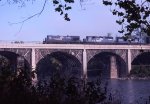 CR 5010 on old PRR skew-arch bridge